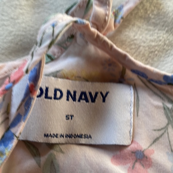 Light weight, razor back summer spaghetti strap blouse for toddler girl. - Picture 3 of 3